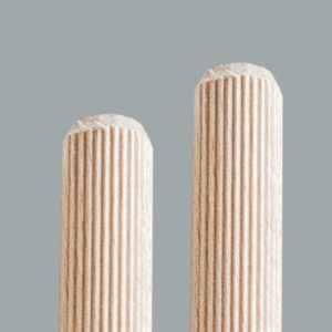 Kołki drewniane z ryflem